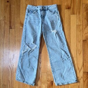 Art Class Light Blue Distressed Kids Jeans